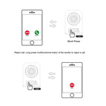 BT628 Enceintes Bluetooth TWS Portables Transparentes 10W avec Base Magnétique Connectable Subwoofer Stéréo Basses pour l'Extérieur