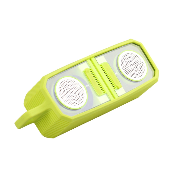 BT628 Enceintes Bluetooth TWS Portables Transparentes 10W avec Base Magnétique Connectable Subwoofer Stéréo Basses pour l'Extérieur