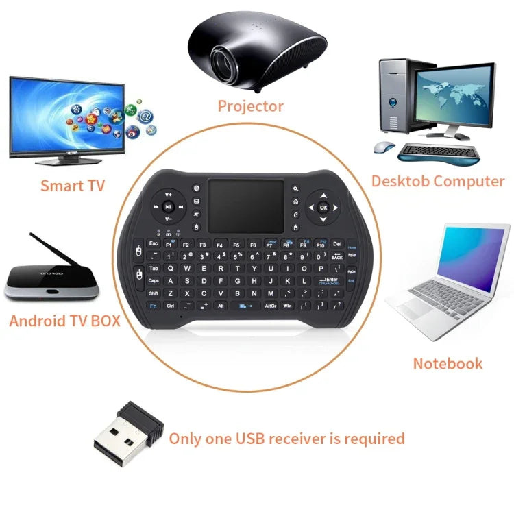 MT10 Fly Air Mouse Clavier Mini Sans Fil 2,4 GHz Clavier Multifonction Fly Air Mouse
