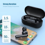 Écouteurs sans fil TWS Bluetooth T10 Mini Touch Control Hifi avec micro et boîtier de chargement