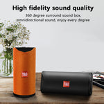 Enceintes Bluetooth Portables TG113 Étanche Stéréo Extérieur Haut-Parleur MP3 Son Basse avec Radio FM