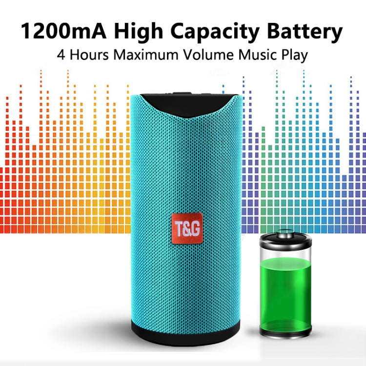 Enceintes Bluetooth Portables TG113 Étanche Stéréo Extérieur Haut-Parleur MP3 Son Basse avec Radio FM