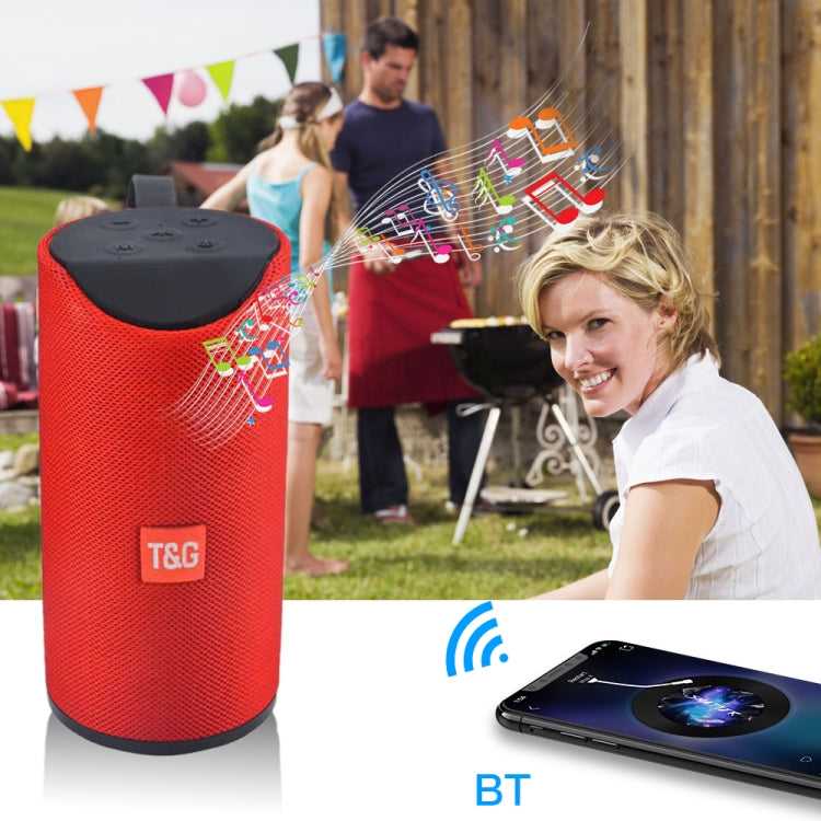 Enceintes Bluetooth Portables TG113 Étanche Stéréo Extérieur Haut-Parleur MP3 Son Basse avec Radio FM