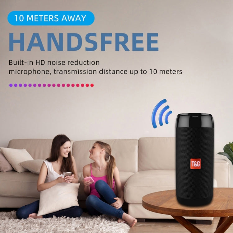 TG113C Colonne Portable Bluetooth Mini Haut-parleur Radio FM Étanche Caisson de basses Support de téléphone Haut-parleurs sans fil