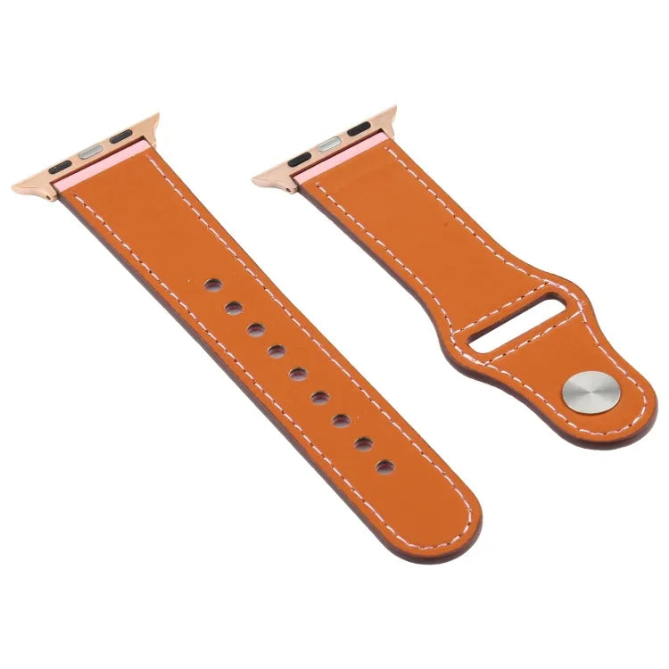 Pour bracelet en cuir à boucle universelle Apple Watch 3 / 2 / 1 génération 38 mm, pour Apple Watch Series 8&7 41 mm / SE 2&6&SE&5&4 40 mm / 3&2&1 38 mm, pour Apple Watch Series 7 41 mm / 6 & SE & 5 & 4 40 mm / 3 & 2 & 1 38 mm