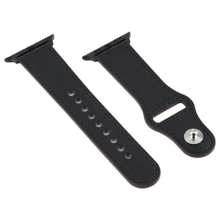 Pour bracelet en cuir à boucle universelle Apple Watch 3 / 2 / 1 génération 38 mm, pour Apple Watch Series 8&7 41 mm / SE 2&6&SE&5&4 40 mm / 3&2&1 38 mm, pour Apple Watch Series 7 41 mm / 6 & SE & 5 & 4 40 mm / 3 & 2 & 1 38 mm