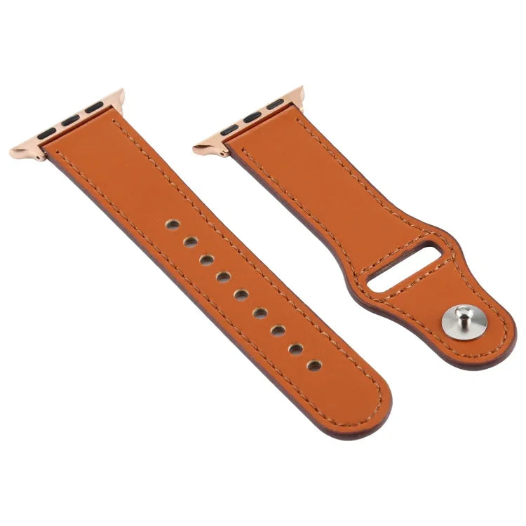 Pour bracelet en cuir à boucle universelle Apple Watch 3 / 2 / 1 génération 38 mm, pour Apple Watch Series 8&7 41 mm / SE 2&6&SE&5&4 40 mm / 3&2&1 38 mm, pour Apple Watch Series 7 41 mm / 6 & SE & 5 & 4 40 mm / 3 & 2 & 1 38 mm