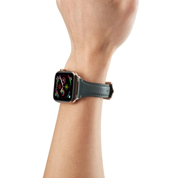Bracelet universel fin en cuir 38 mm pour Apple Watch 3 / 2 / 1ère génération