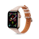 Bracelet universel fin en cuir 38 mm pour Apple Watch 3 / 2 / 1ère génération