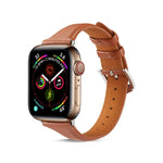 Bracelet universel fin en cuir 38 mm pour Apple Watch 3 / 2 / 1ère génération