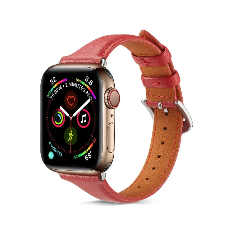 Bracelet universel fin en cuir 38 mm pour Apple Watch 3 / 2 / 1ère génération