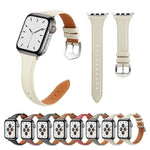Bracelet universel fin en cuir 38 mm pour Apple Watch 3 / 2 / 1ère génération