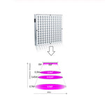 Éclairage complet spectre 45W 144 LED pour plantes, fitolampe pour plantes, fleurs, semis, culture, lampes de croissance LED AC85-265V, US, EU, AU, UK