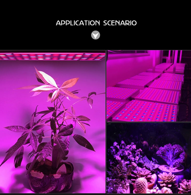 Éclairage complet spectre 45W 144 LED pour plantes, fitolampe pour plantes, fleurs, semis, culture, lampes de croissance LED AC85-265V, US, EU, AU, UK