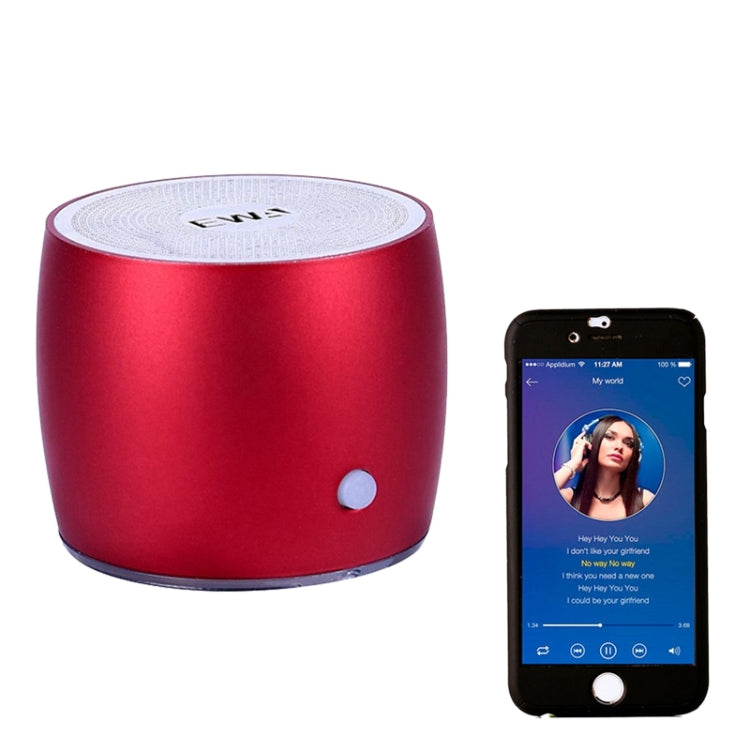 EWA A103 Enceinte Bluetooth portable sans fil avec basses puissantes, caisson de basses, appels téléphoniques, son surround, enceinte Bluetooth pour la douche