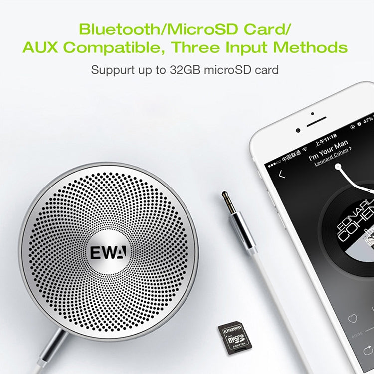 EWA A2 Pro Haut-Parleur Métal Portable Extérieur Étanche Bluetooth Son Basses
