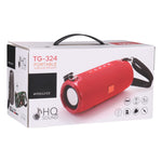 Enceinte portable colonne T&G TG125 20W Enceinte Bluetooth Lecteur de musique Haut-parleurs avec radio FM Aux TF Subwoofer Bass