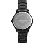 Skmei 9210 Montre-bracelet homme tendance mode affaires surface tridimensionnelle simple étanche montre quartz or pour homme