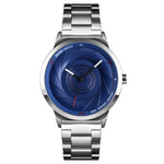 Skmei 9210 Montre-bracelet homme tendance mode affaires surface tridimensionnelle simple étanche montre quartz or pour homme