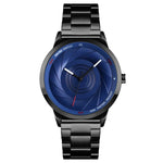 Skmei 9210 Montre-bracelet homme tendance mode affaires surface tridimensionnelle simple étanche montre quartz or pour homme
