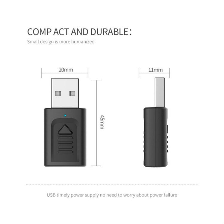 JEDX-M135 USB5.0 4 in 1 Bluetooth Audio Receiver Transmitter, 4 in 1
