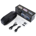 M5 Enceinte Bluetooth LED sans fil avec design hibou, radio FM, réveil et carte TF