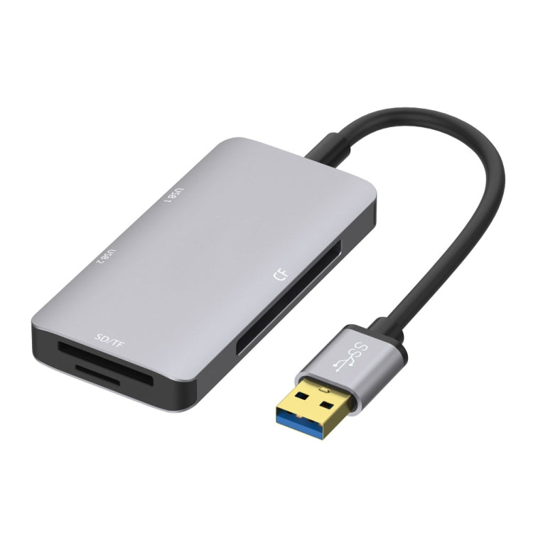 Hub USB3.0 Onten 8107 avec lecteur de carte CF SD TF, 8107