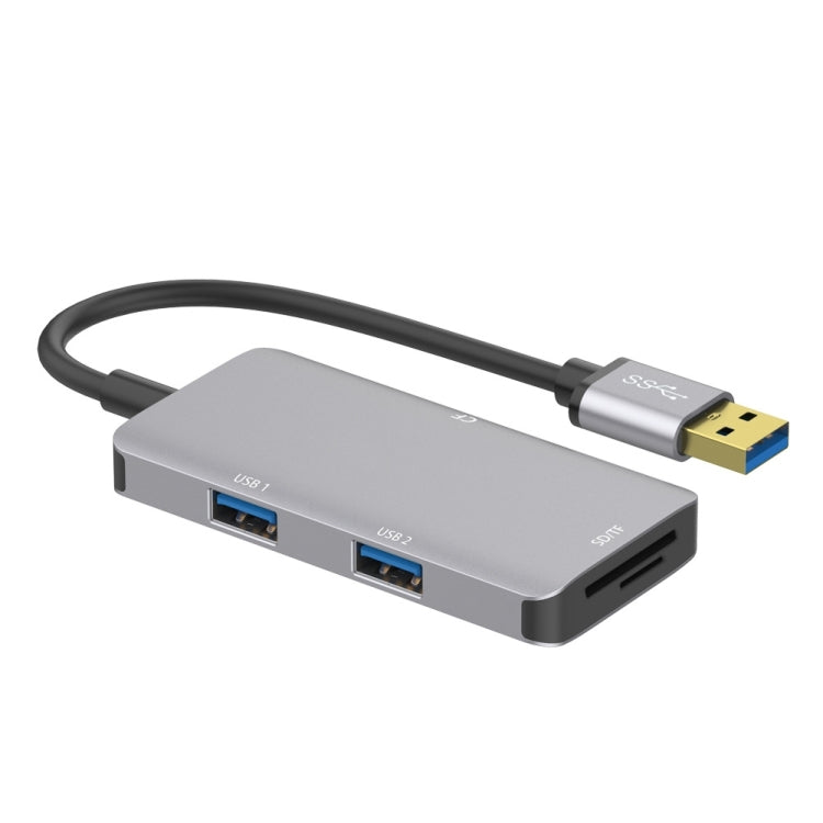Hub USB3.0 Onten 8107 avec lecteur de carte CF SD TF, 8107