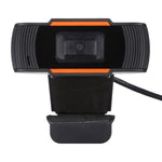 HXSJ A870 Webcam HD 480P Caméra PC avec microphone à absorption pour Skype et Android TV, Caméra d'ordinateur rotative USB Web Cam, 480P