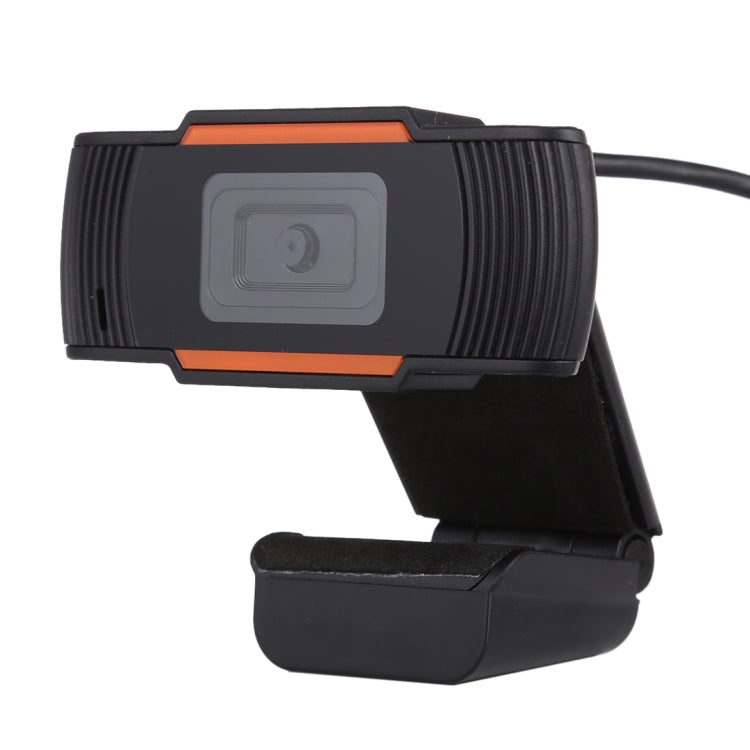 HXSJ A870 Webcam HD 480P Caméra PC avec microphone à absorption pour Skype et Android TV, Caméra d'ordinateur rotative USB Web Cam, 480P