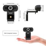 Webcam Full HD 1080P avec microphone anti-bruit pour streaming Skype et ordinateur/Android TV