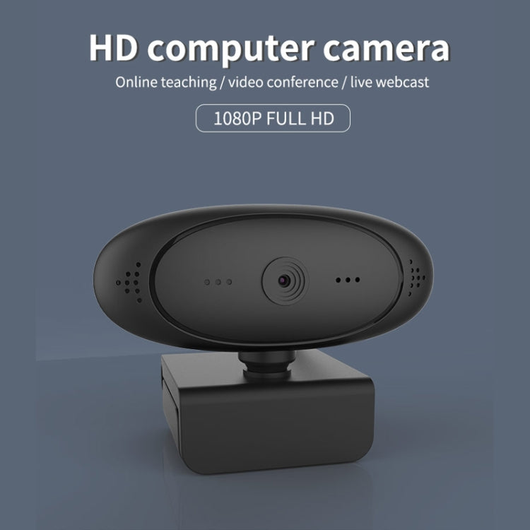 Webcam Full HD 1080P avec microphone intégré, caméra Web intelligente USB pour streaming en direct avec suppression du bruit
