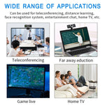Webcam HD B01 avec microphone intégré, caméra web intelligente, caméra de diffusion en direct USB avec annulation du bruit