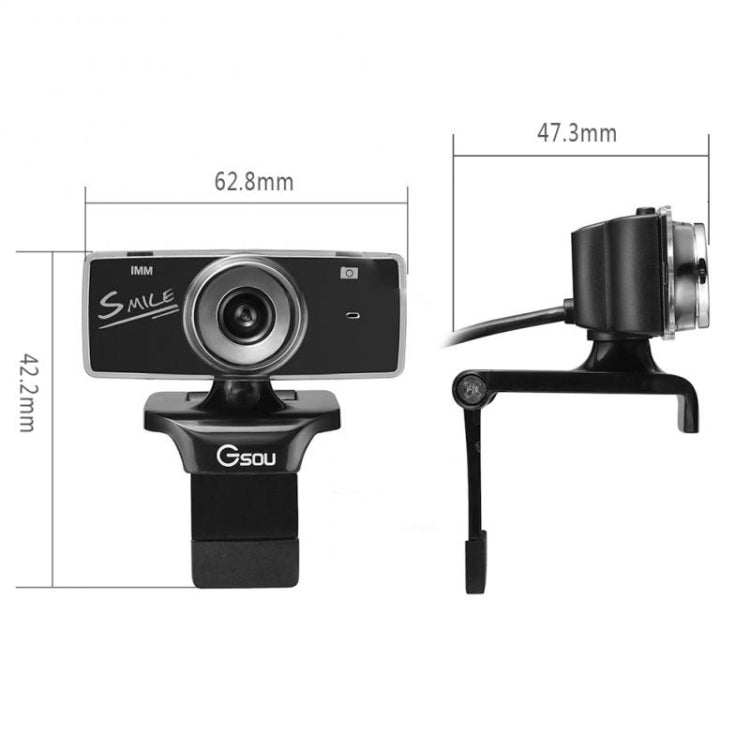 Webcam HD B01 avec microphone intégré, caméra web intelligente, caméra de diffusion en direct USB avec annulation du bruit
