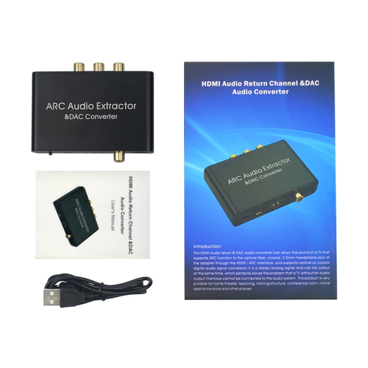Convertisseur audio HDMI avec canal de retour audio et DAC