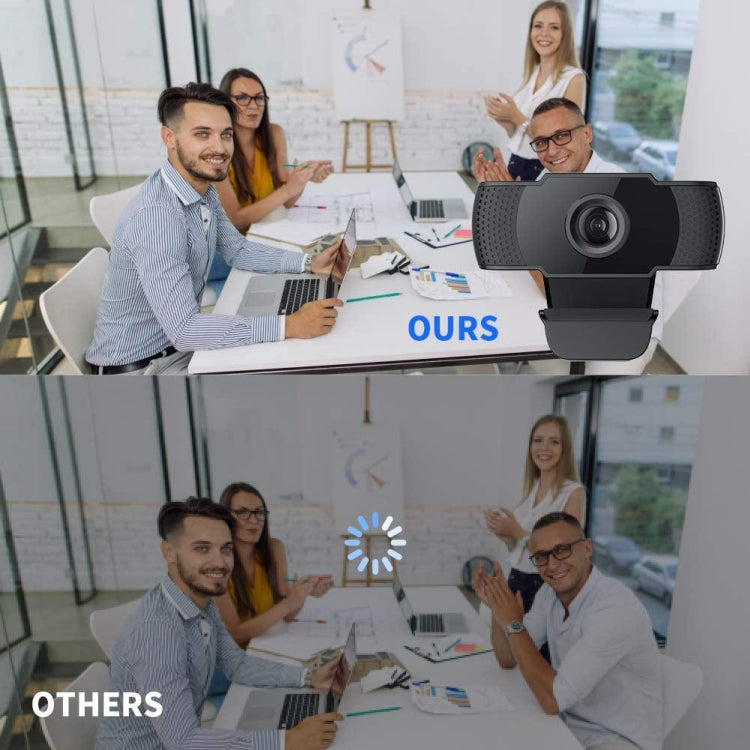 Caméra Webcam USB 1080P HD Mégapixels Capteur CMOS avec Micro pour Ordinateur PC et Ordinateurs Portables