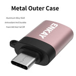 Adaptateur convertisseur de données OTG ENKAY ENK-AT101 en alliage d'aluminium USB-C / Type-C vers USB 3.0, ENK-AT101