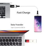 Adaptateur convertisseur de données OTG ENKAY ENK-AT101 en alliage d'aluminium USB-C / Type-C vers USB 3.0, ENK-AT101