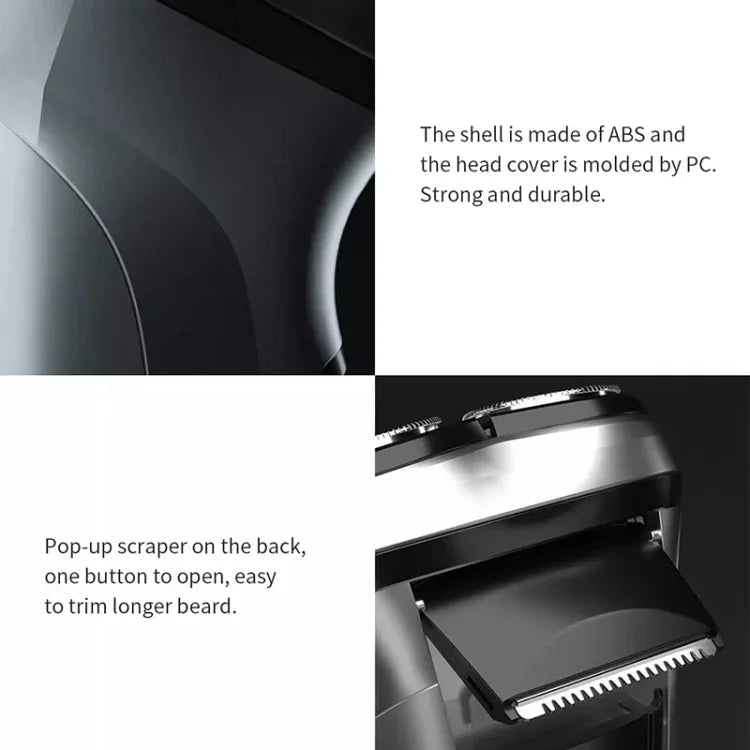 Rasoir Électrique Original Xiaomi Youpin BlackStone pour Hommes Soins du Visage Portable Barbier