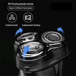 Rasoir Électrique Original Xiaomi Youpin Yingqu Blackstone3 pour Hommes Soins du Visage Portable à Trois Têtes de Coupe