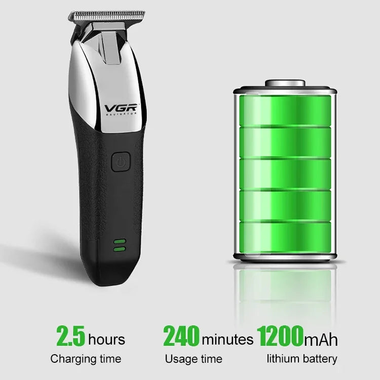 VGR V-171 Tondeuse Électrique Blanche Portable USB 5W, V-171
