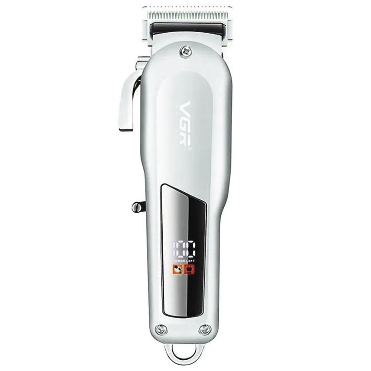 VGR V-278 Tondeuse Électrique Métallique USB 10W avec Affichage Numérique LED, V-278 (Or), V-278 (Argent)