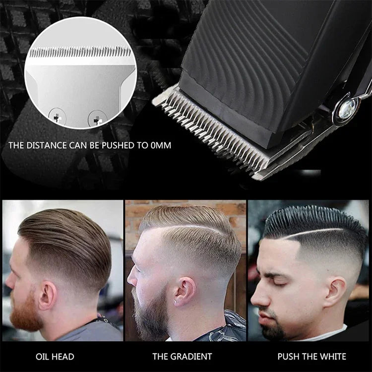 VGR V-280 Tondeuse à cheveux électrique métallique USB 10W avec écran numérique LED, V-280 (Or)