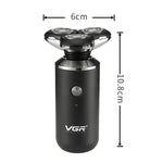 Rasoir électrique tridimensionnel flottant omnidirectionnel USB 5W VGR V-317, V-317
