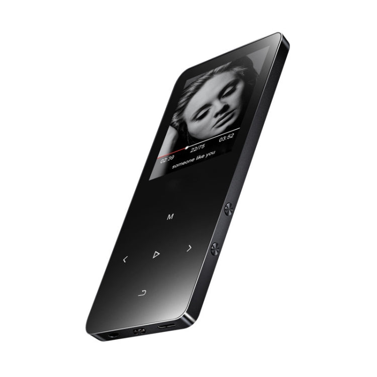 Lecteur MP3 MP4 Bluetooth métal à écran tactile 1,8 pouce, son HiFi, 8GB, X2, 16GB, noir, argent, or rose