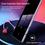 Lecteur MP3 MP4 Bluetooth métal à écran tactile 1,8 pouce, son HiFi, 8GB, X2, 16GB, noir, argent, or rose