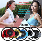 Casque Bluetooth NVAHVA MP3, Casque de sport sans fil MP3 avec radio FM, Écouteurs stéréo Carte TF MP3 Max 32 Go, mini-503 Noir, mini-503 Rouge, mini-503 Bleu, mini-503 Or
