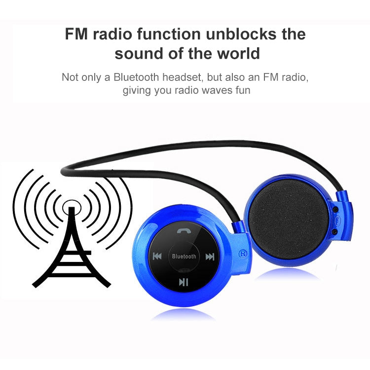 Casque Bluetooth NVAHVA MP3, Casque de sport sans fil MP3 avec radio FM, Écouteurs stéréo Carte TF MP3 Max 32 Go, mini-503 Noir, mini-503 Rouge, mini-503 Bleu, mini-503 Or