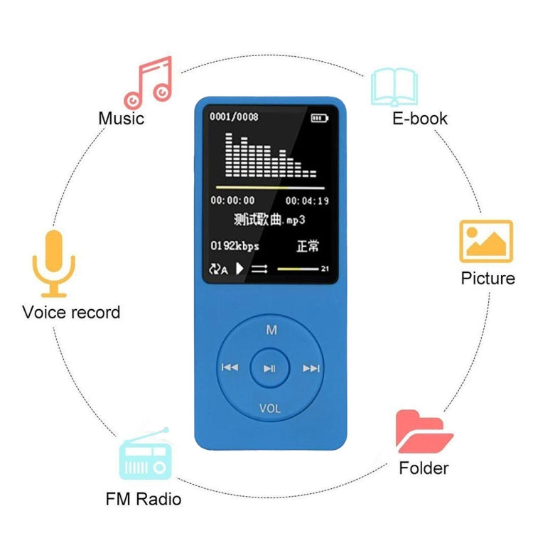 Mini Walkman portable à écran LCD, radio FM, jeux vidéo, lecteur MP3 MP4, 4GB, 8GB