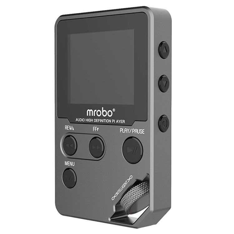 Lecteur MP3 HIFI métal 1,8 pouce, qualité sonore élevée, lecteur de musique sans perte d'entrée de gamme, support carte TF / FM / e-book